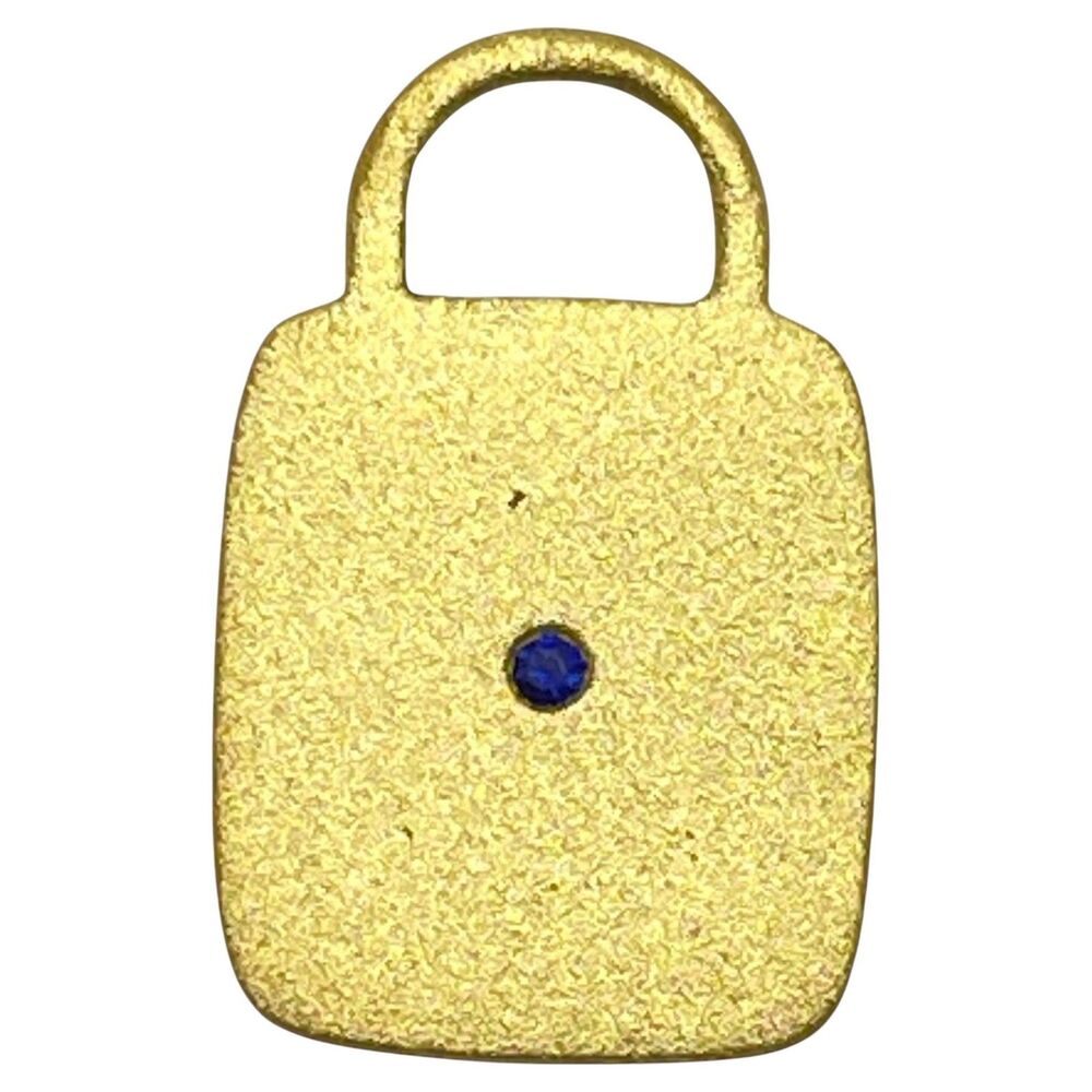 CHARM ME UP 22k gold sapphire charm by DOROTA LASAK